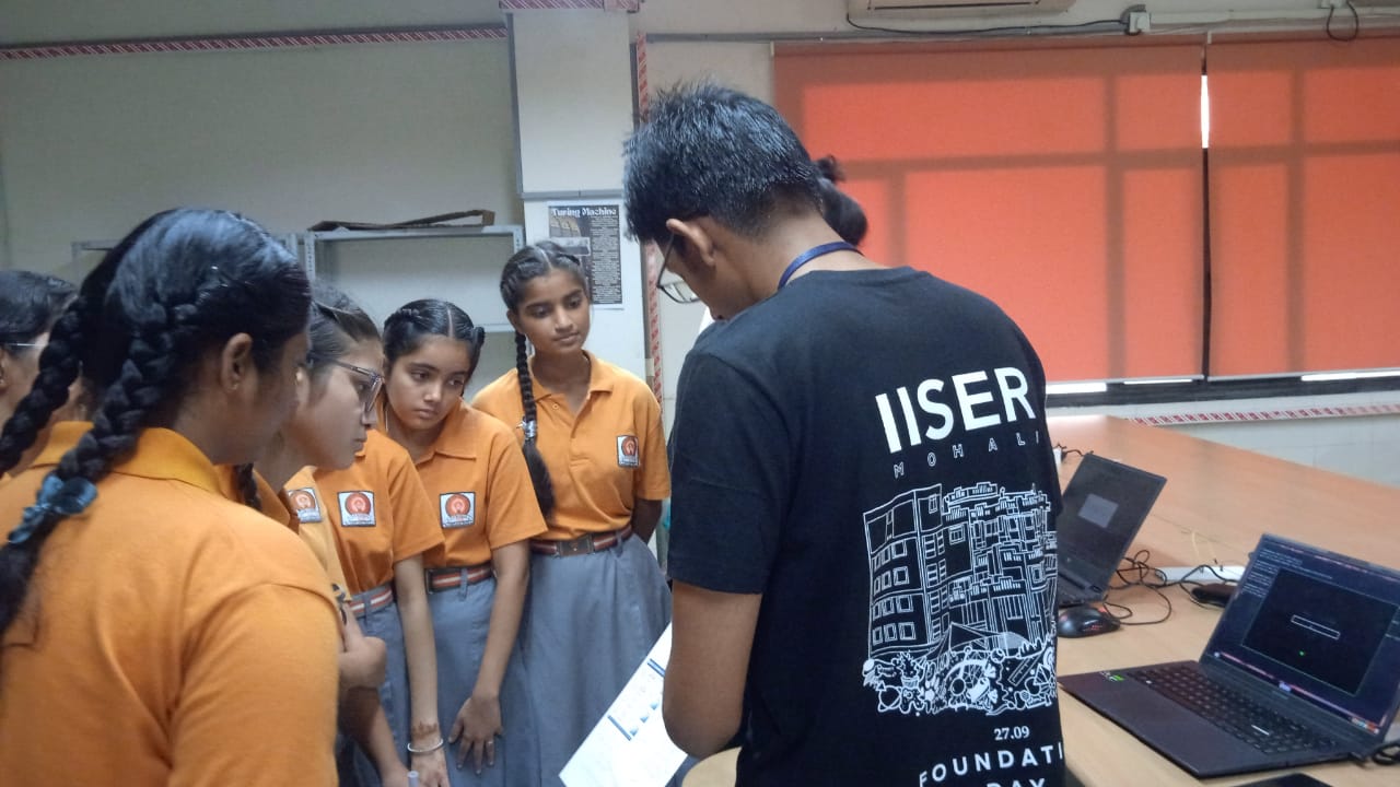 Students from Paragon School participated in a storytelling competition held at IISER